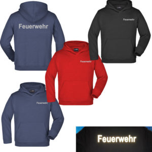 Feuerwehr Zip Hoodie Silberreflex Titelbild