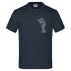 Feuerwehr T-Shirt Löschangriff mit Ortsname navy vorn